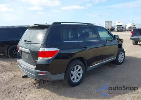 2012 Toyota Highlander Base V6 z USA, uszkodzony, nr VIN 5TDBK3EHXCS108923